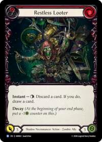 Restless Looter - Usurp the Shadow Throne - Flesh and Blood TCG card