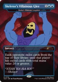 Skeletor's Villainous Glee - Tasha's Hideous Laughter - Secret Lair Drop Series - Magic: The Gathering card