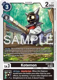 Kotemon - Chivalrous XIII - Digimon Card Game card