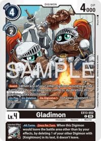 Gladimon - Chivalrous XIII - Digimon Card Game card