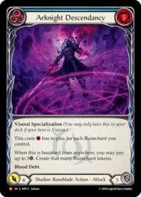 Arknight Descendancy - Usurp the Shadow Throne - Flesh and Blood TCG card