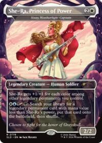 She-Ra, Princess of Power - Sisay, Weatherlight Captain - Secret Lair Drop Series - Magic: The Gathering card