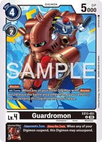 Guardromon - Chivalrous XIII - Digimon Card Game card