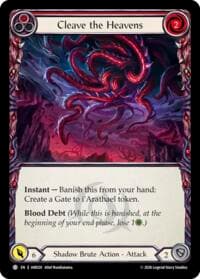 Cleave the Heavens (Red) - Usurp the Shadow Throne - Flesh and Blood TCG card