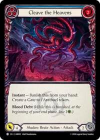 Cleave the Heavens (Blue) - Usurp the Shadow Throne - Flesh and Blood TCG card