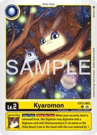 Kyaromon - Chivalrous XIII - Digimon Card Game card