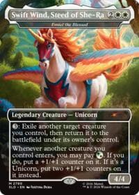 Swift Wind, Steed of She-Ra - Emiel the Blessed - Secret Lair Drop Series - Magic: The Gathering card