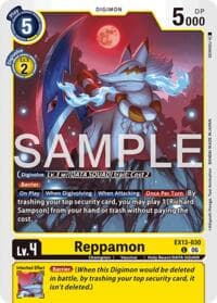 Reppamon - Chivalrous XIII - Digimon Card Game card