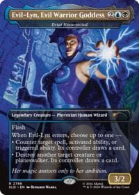 Evil-Lyn, Evil Warrior Goddess - Ertai Resurrected - Secret Lair Drop Series - Magic: The Gathering card