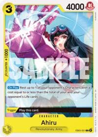 Ahiru - Extra Booster: One Piece Heroines Edition Vol. 2 - One Piece Card Game card