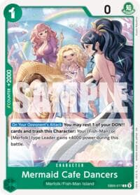 Mermaid Cafe Dancers - Extra Booster: One Piece Heroines Edition Vol. 2 - One Piece Card Game card