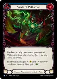 Mark of Pathstone - Usurp the Shadow Throne - Flesh and Blood TCG card