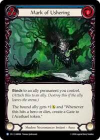 Mark of Ushering - Usurp the Shadow Throne - Flesh and Blood TCG card
