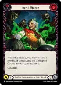 Acrid Stench (Red) - Usurp the Shadow Throne - Flesh and Blood TCG card