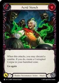 Acrid Stench (Yellow) - Usurp the Shadow Throne - Flesh and Blood TCG card