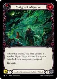 Malignant Migration (Red) - Usurp the Shadow Throne - Flesh and Blood TCG card