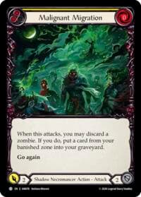 Malignant Migration (Yellow) - Usurp the Shadow Throne - Flesh and Blood TCG card