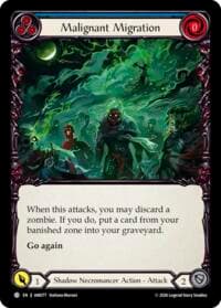Malignant Migration (Blue) - Usurp the Shadow Throne - Flesh and Blood TCG card