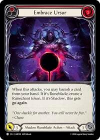 Embrace Ursur (Red) - Usurp the Shadow Throne - Flesh and Blood TCG card