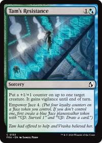 Tam's Resistance - Reality Fracture - Magic: The Gathering card