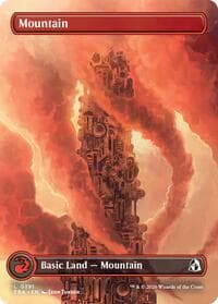 Mountain (Borderless) (0391) - Reality Fracture - Magic: The Gathering card