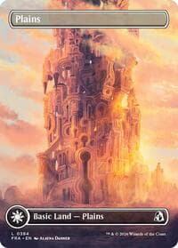 Plains (Borderless) (0384) - Reality Fracture - Magic: The Gathering card