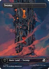 Swamp (Borderless) (0390) - Reality Fracture - Magic: The Gathering card