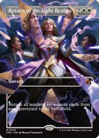 Return to the Light Realms (Borderless) (0323) - Reality Fracture - Magic: The Gathering card