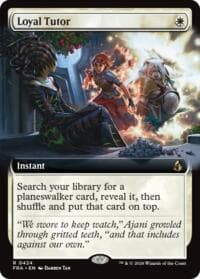 Loyal Tutor (Extended Art) - Reality Fracture - Magic: The Gathering card