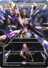 Return to the Light Realms (Borderless) (Facet Foil) (0451) - Reality Fracture - Magic: The Gathering card