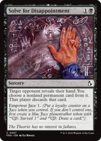 Solve for Disappointment - Reality Fracture - Magic: The Gathering card