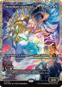 Denzilore Fatehold (Showcase) (Fracture Foil) (0418) - Reality Fracture - Magic: The Gathering card