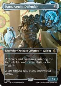 Karn, Argent Defender (Borderless) - Reality Fracture - Magic: The Gathering card