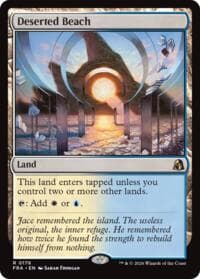 Deserted Beach - Reality Fracture - Magic: The Gathering card