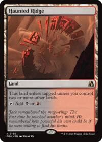 Haunted Ridge - Reality Fracture - Magic: The Gathering card
