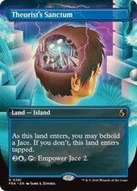 Theorist's Sanctum (Borderless) - Reality Fracture - Magic: The Gathering card