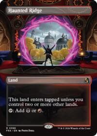 Haunted Ridge (Borderless) - Reality Fracture - Magic: The Gathering card