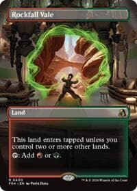 Rockfall Vale (Borderless) - Reality Fracture - Magic: The Gathering card