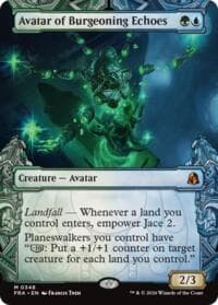 Avatar of Burgeoning Echoes (Showcase) - Reality Fracture - Magic: The Gathering card
