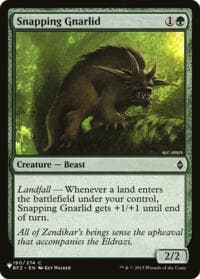 Snapping Gnarlid - The List Reprints - Magic: The Gathering card