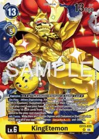 KingEtemon - Chivalrous XIII - Digimon Card Game card