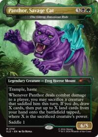 Panthor, Savage Cat - The Gitrog, Ravenous Ride - Secret Lair Drop Series - Magic: The Gathering card
