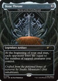 Bone Throne - Throne of the God-Pharaoh - Secret Lair Drop Series - Magic: The Gathering card