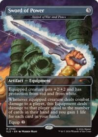 Sword of Power - Sword of War and Peace - Secret Lair Drop Series - Magic: The Gathering card