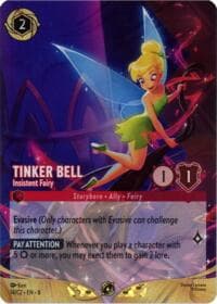Tinker Bell - Insistent Fairy (Foil) - Disney Lorcana Promo Cards - Disney Lorcana card