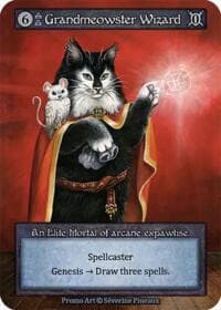 Grandmeowster Wizard - Welcome Kit Promos - Sorcery: Contested Realm card