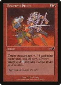 Flowstone Strike - Nemesis - Magic: The Gathering card