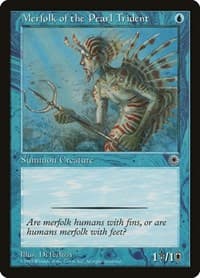 Merfolk of the Pearl Trident - Portal - Magic: The Gathering card