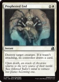 Prophesied End - Reality Fracture - Magic: The Gathering card