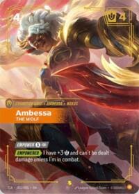 Ambessa, The Wolf (T1 Worlds Champion Player Bundle) - T1 2025 Worlds Champion Bundles - Riftbound: League of Legends Trading Card Game card